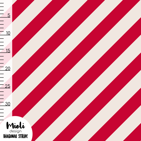 DIAGONAL STRIPES red/natural | Joustocollege | Valmispala 120cm - Image 5