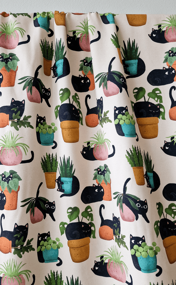 CATS and PLANTS natural | Trikoo | Valmispala 80cm